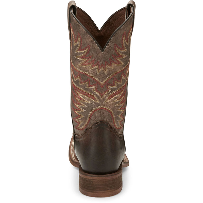 WOMEN\'S SIERRA ANTIQUED BROWN SQUARE TOE WESTERN BOOTS HR4501-Antiqued Brown WOMEN\'S SIERRA ANTIQUED BROWN SQUARE TOE WESTERN BOOTS HR4501-Antiqued Brown