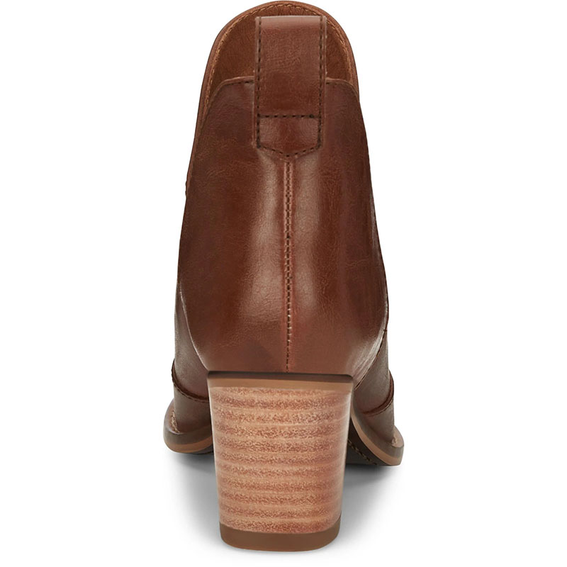 WOMEN\'S MICKI BROWN COWHIDE FASHION BOOTIES ME1921-Brown WOMEN\'S MICKI BROWN COWHIDE FASHION BOOTIES ME1921-Brown