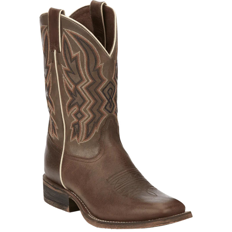 MEN'S DEPUTY VINTAGE BROWN WESTERN BOOTS NB3004-Brown MEN'S DEPUTY VINTAGE BROWN WESTERN BOOTS NB3004-Brown