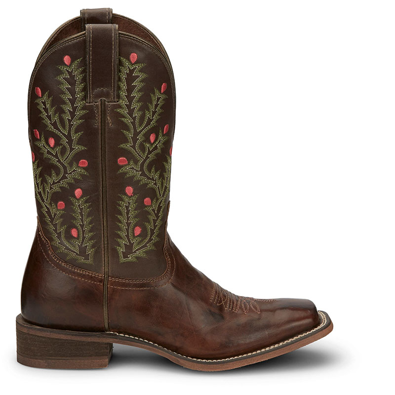 WOMEN\'S TORI BROWN W/ CACTUS EMBROIDERY WESTERN BOOTS NL5447-Brown WOMEN\'S TORI BROWN W/ CACTUS EMBROIDERY WESTERN BOOTS NL5447-Brown